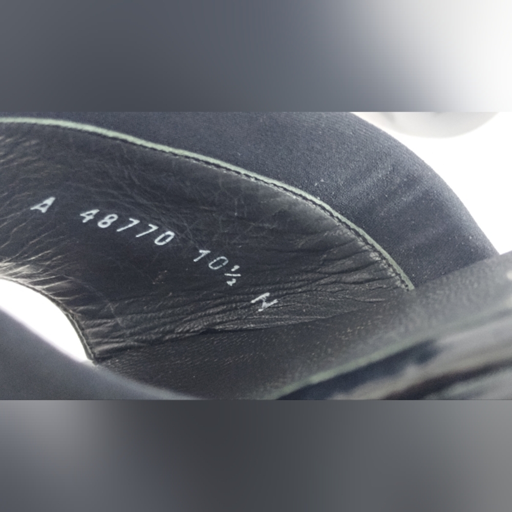 Stuart Weitzman Black Slides Size 10.5 - image 7